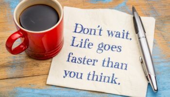 Procrastination kills projects. Life goes faster than you think.